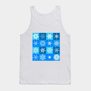 Snow Flake Cubes Tank Top